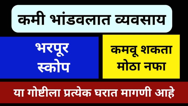 High Demand Business Idea In Marathi