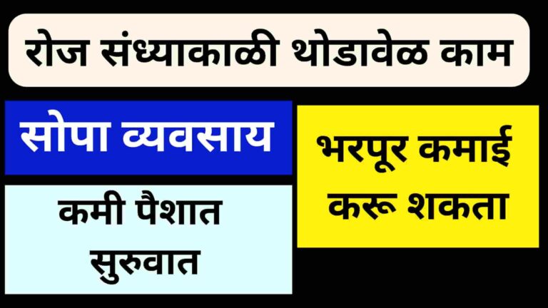 Part Time Business Idea In Marathi